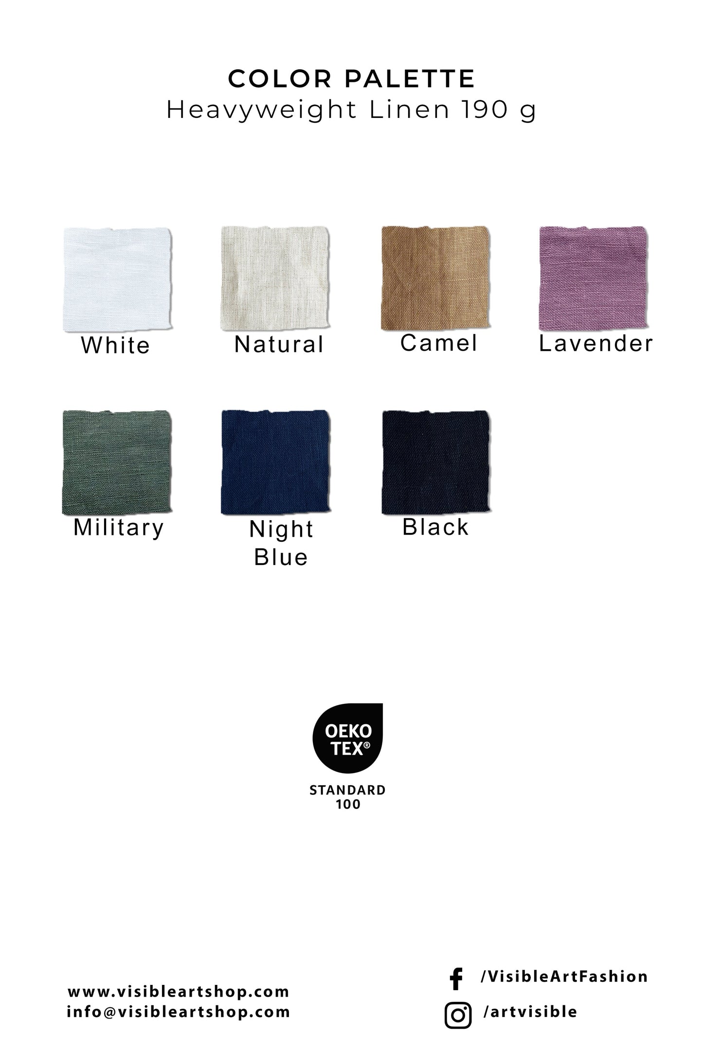 Heavyweight Linen Staple Top, VisibleArtShop