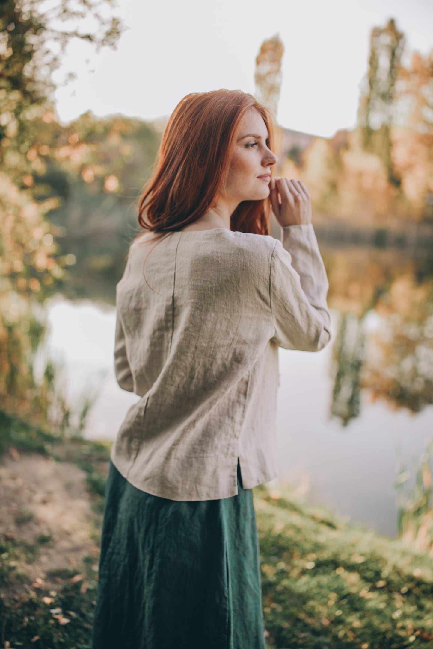 Heavyweight Linen Staple Top, VisibleArtShop