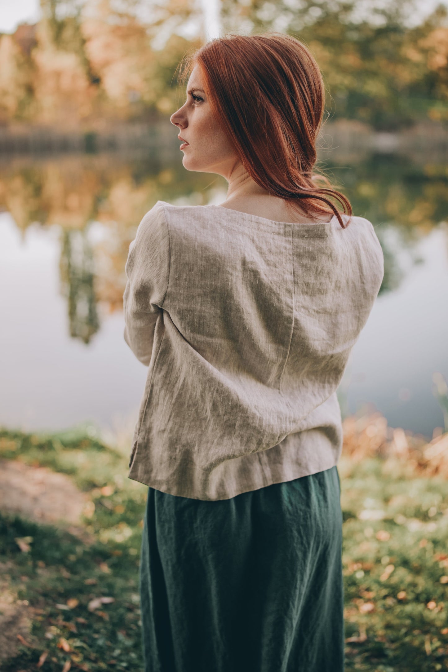 Heavyweight Linen Staple Top, VisibleArtShop