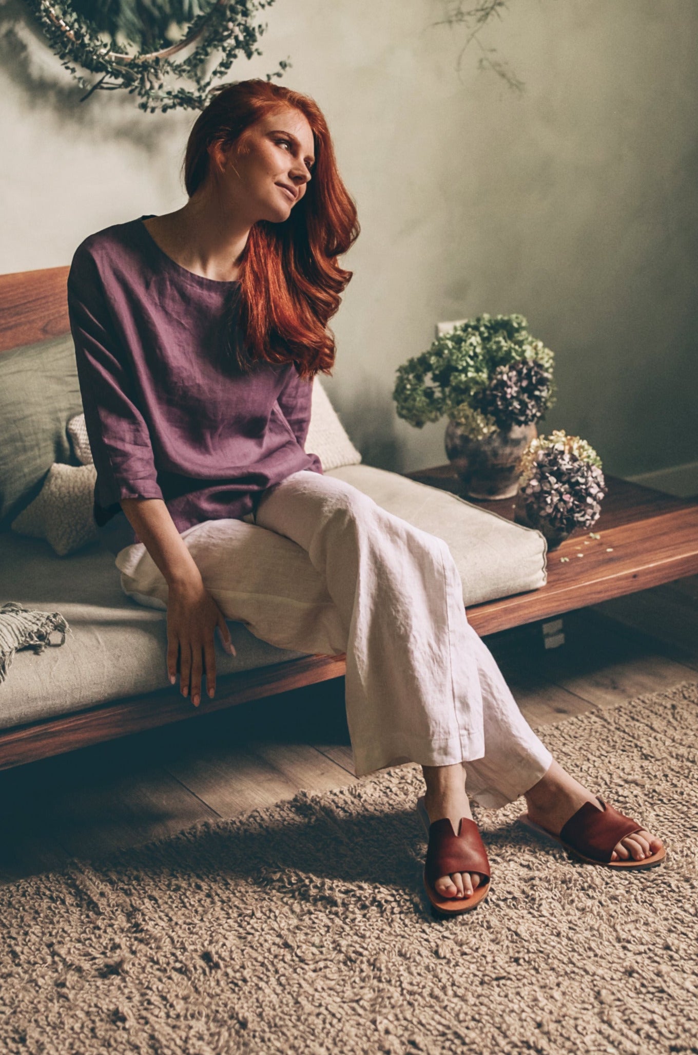 Essential Linen Blouse, VisibleArtShop