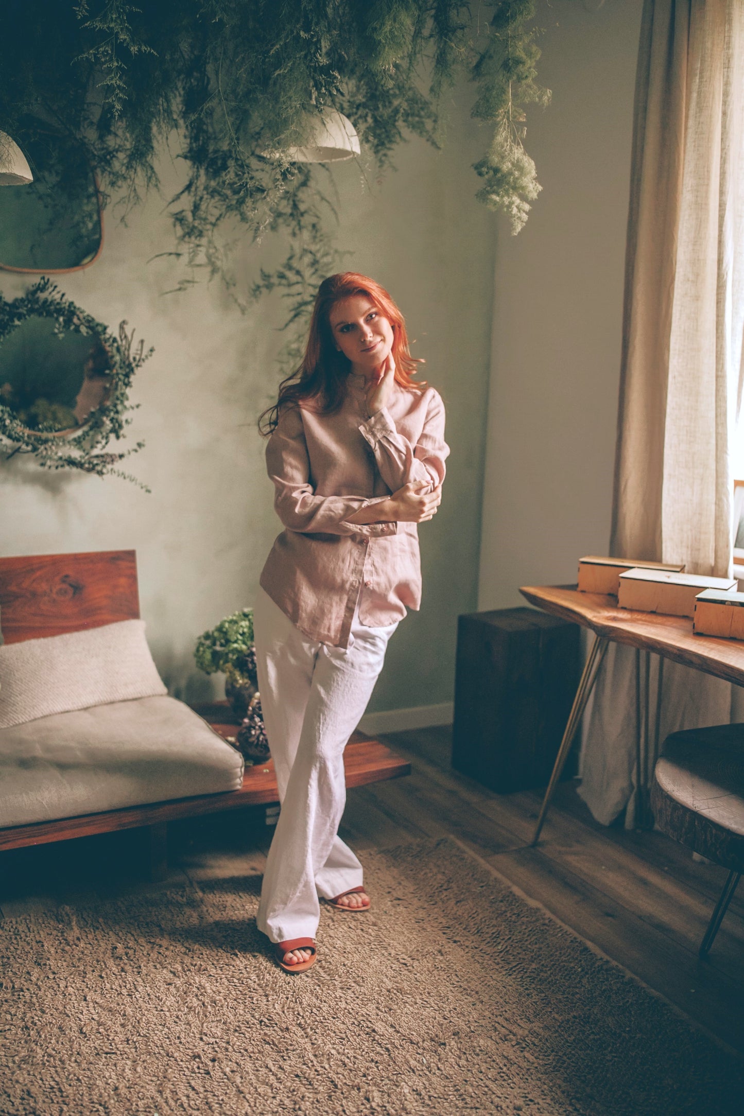 Classic Linen Shirt, VisibleArtShop