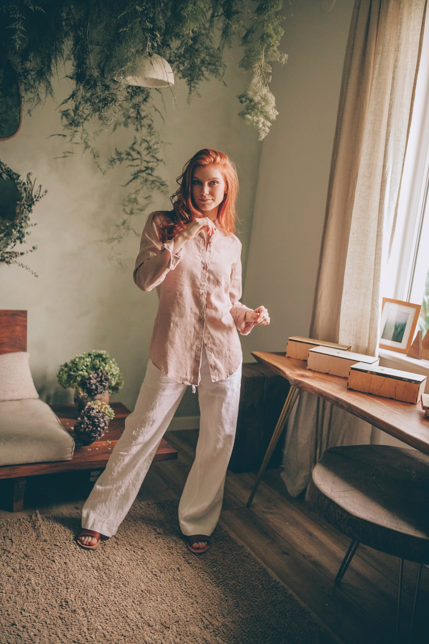 Classic Linen Shirt, VisibleArtShop