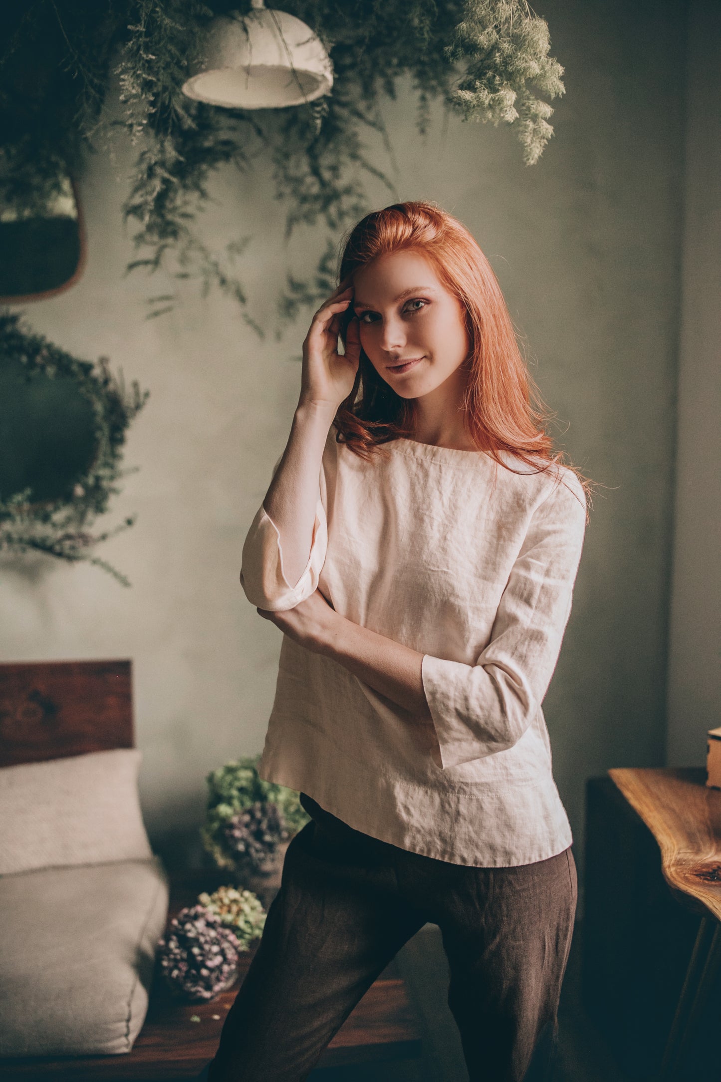 Linen Staple Top, VisibleArtShop