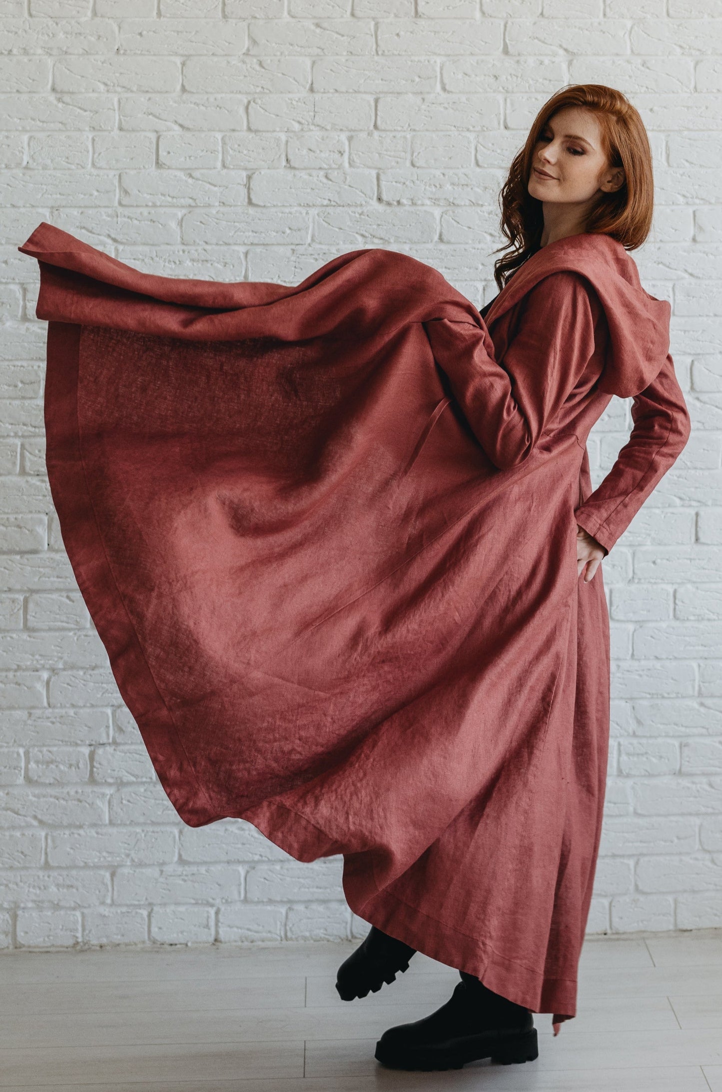 Summer Linen Coat, VisibleArtShop
