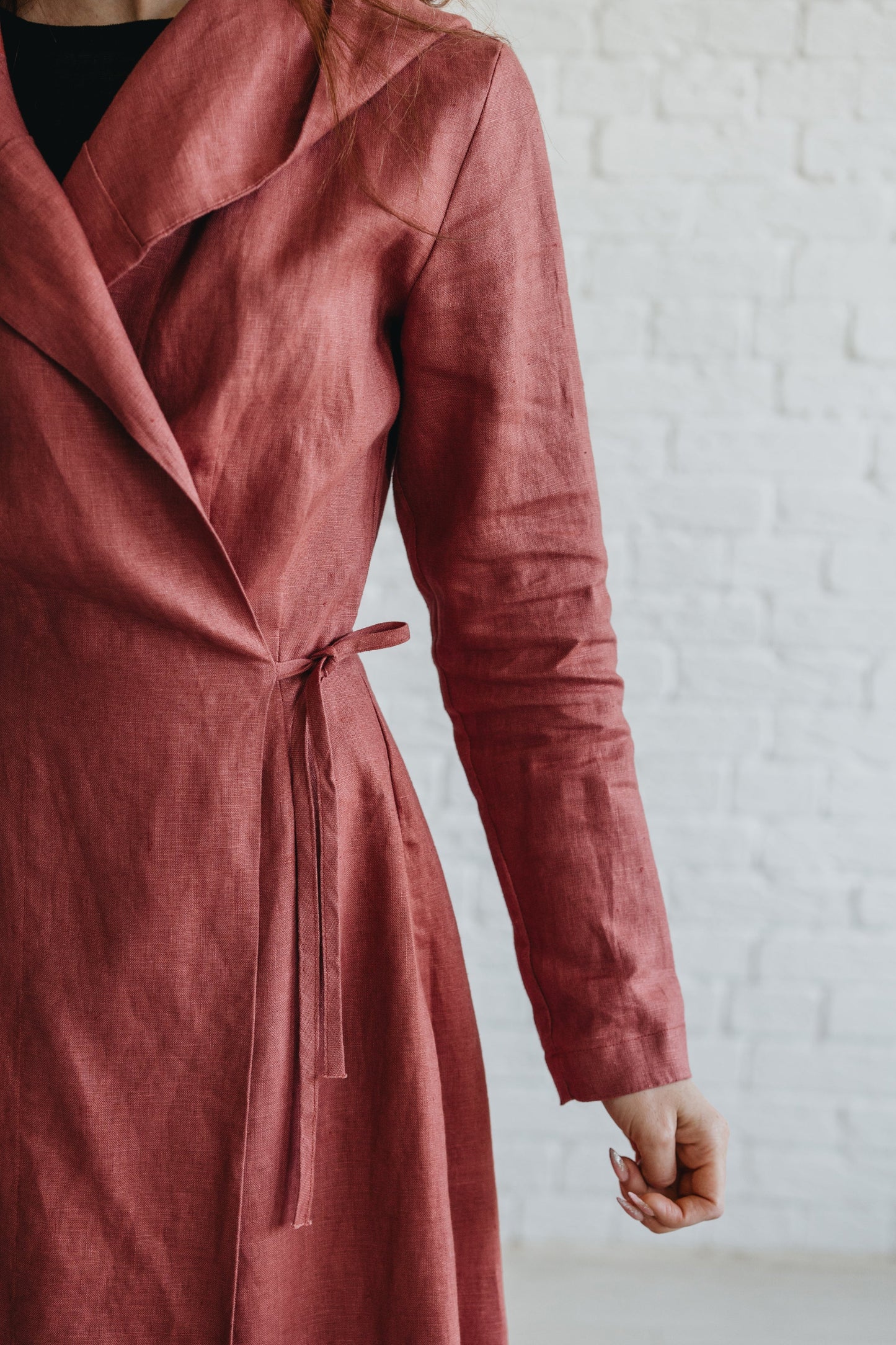 Summer Linen Coat, VisibleArtShop