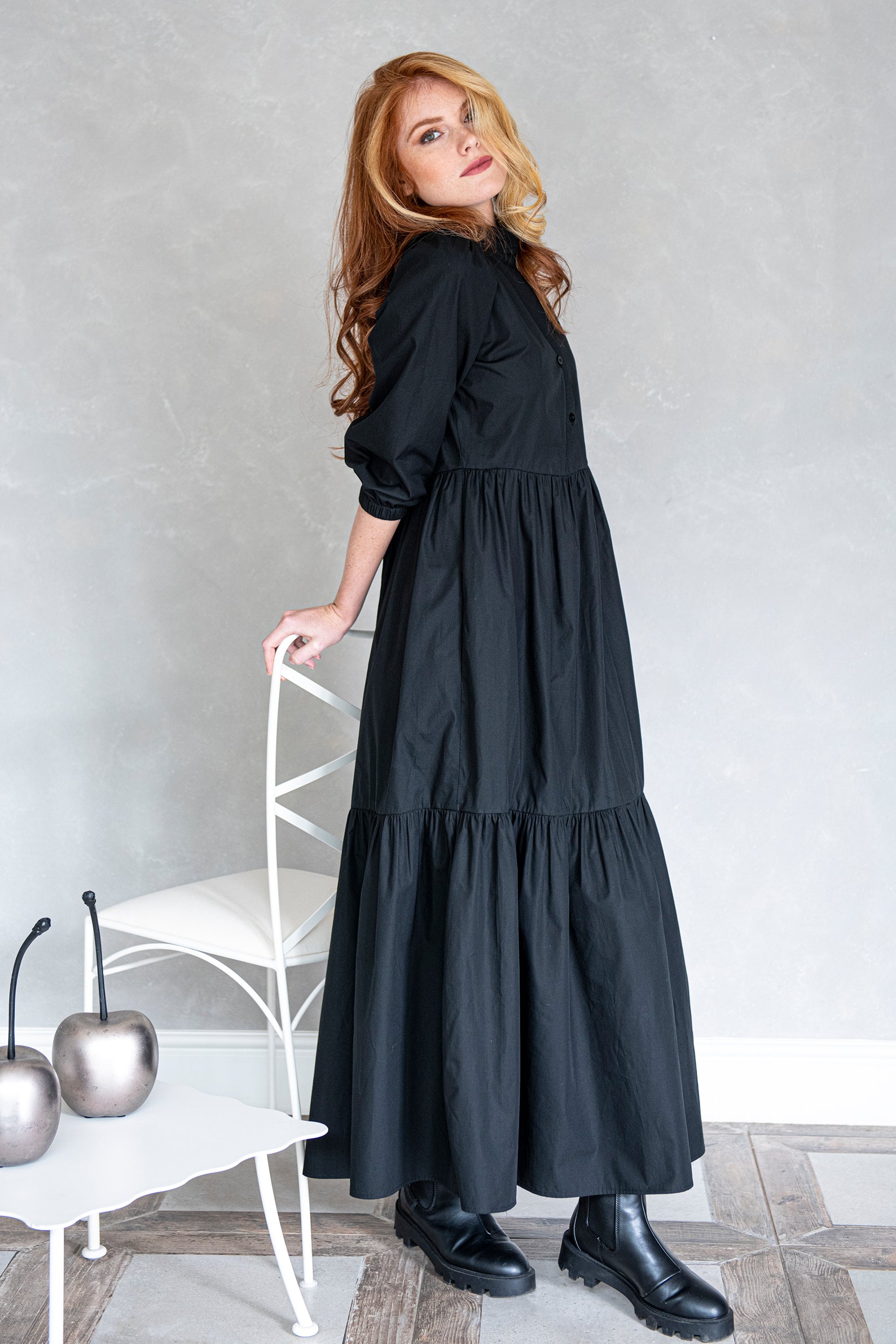 Black Maxi Dress, Tiered Cotton Maxi Dress, Puff Sleeve Maxi Dress, Classic Dress, Autumn Dress for Women,Maxi Elegant Dress, Black Kaftan, M / Black Black Maxi Dress, Tiered Cotton Maxi Dress, Puff Sleeve Maxi Dress, Classic Dress, Autumn Dress for Women,Maxi Elegant Dress, Black Kaftan, M / Black