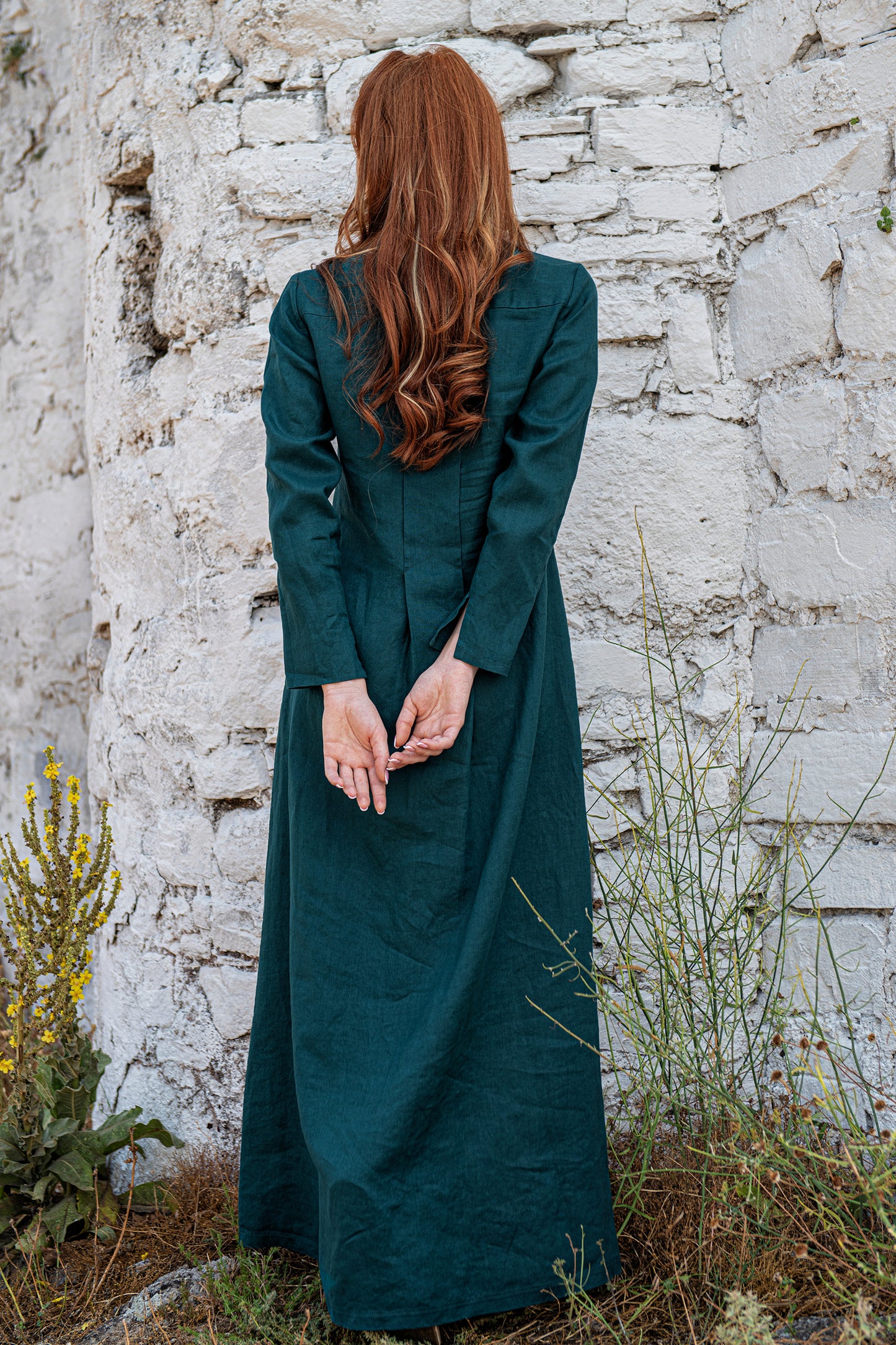 Maxi Linen Shirt Dress, VisibleArtShop