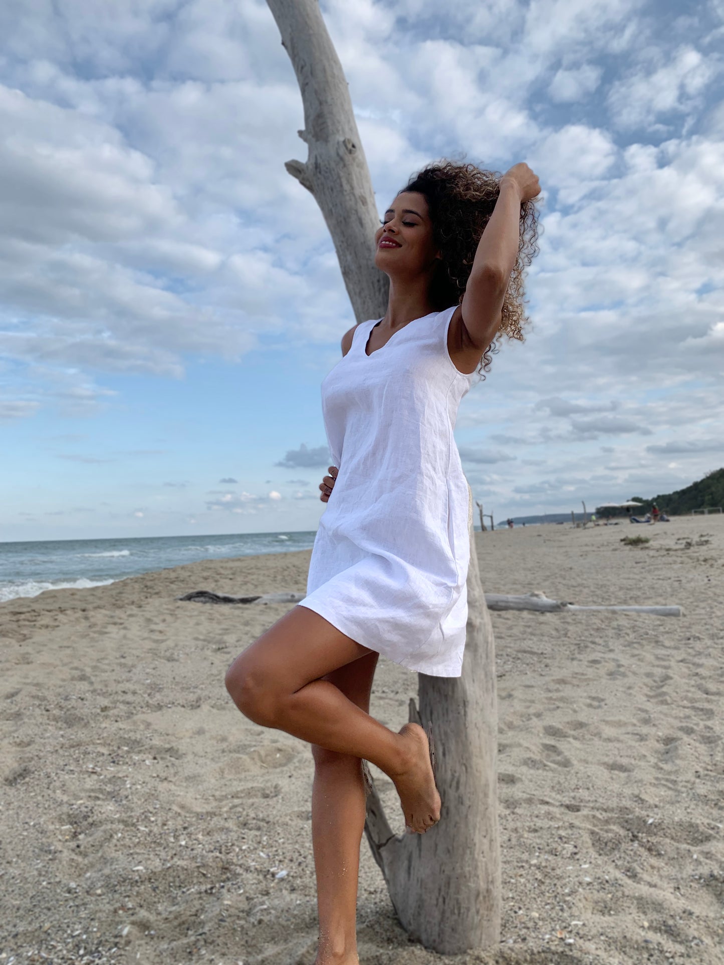Breezy Linen Dress, VisibleArtShop