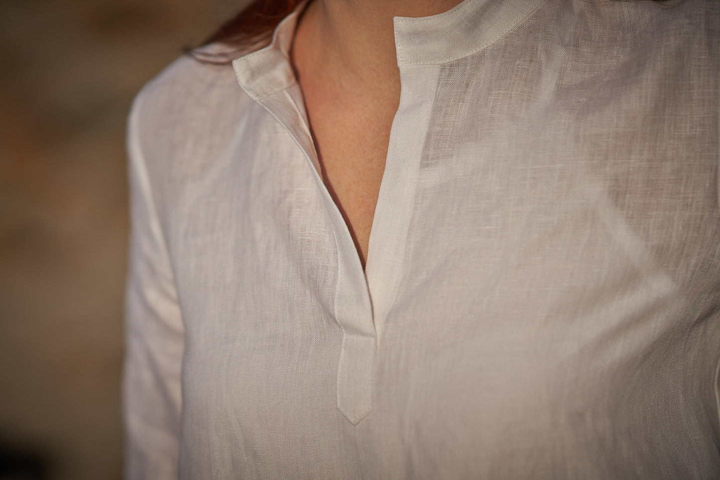 Full Sleeve Linen Kaftan Dress, VisibleArtShop