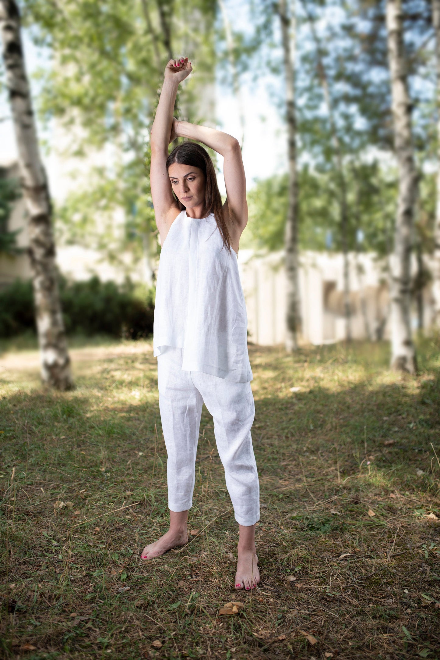 Linen Tank Top, VisibleArtShop