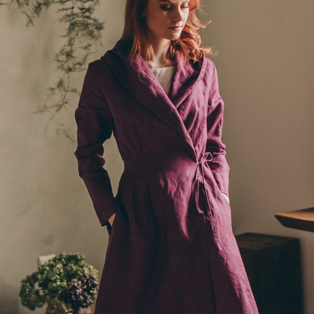 
                      
                        Midi Length Summer Linen Coat
                      
                    