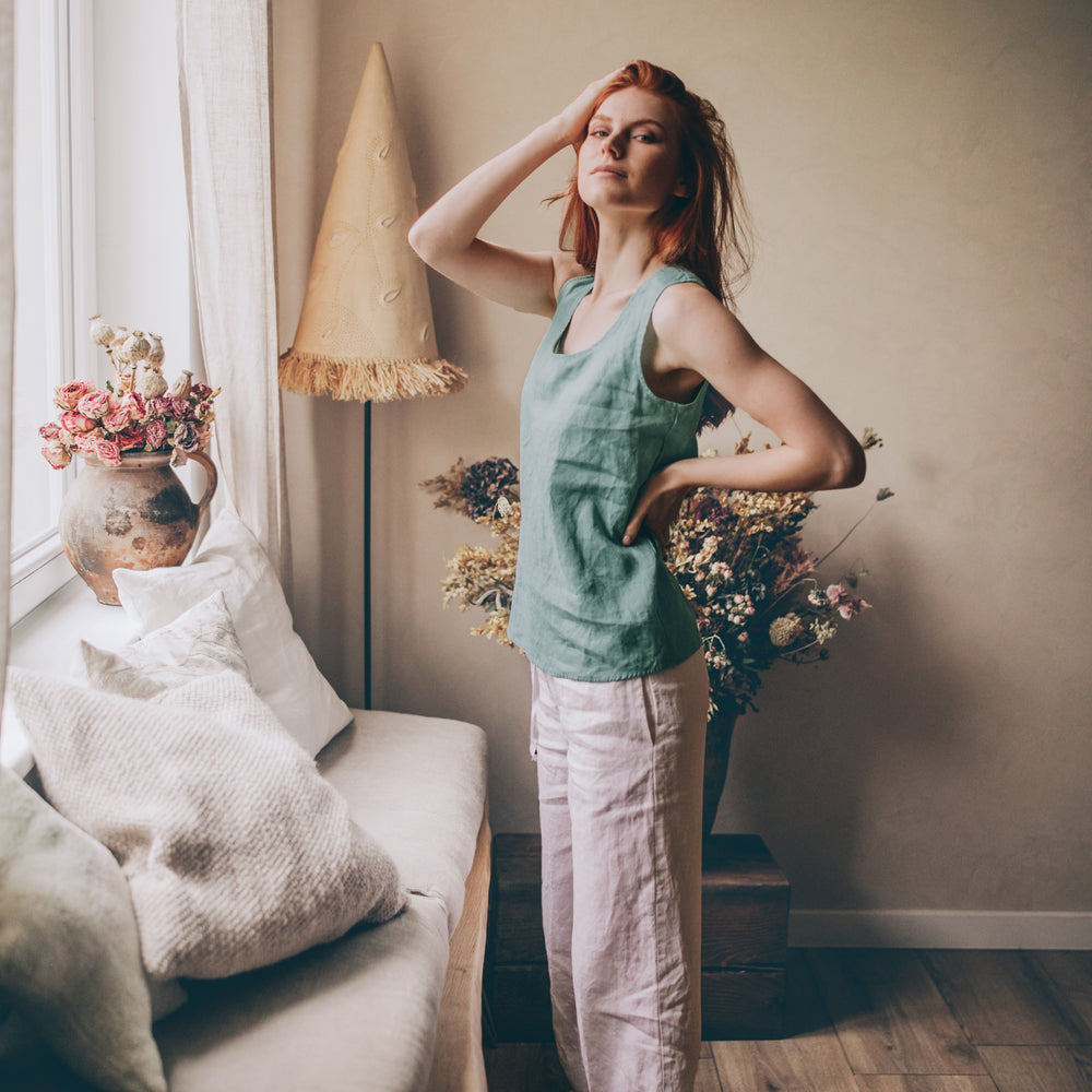 
                      
                        Linen Tank Top
                      
                    