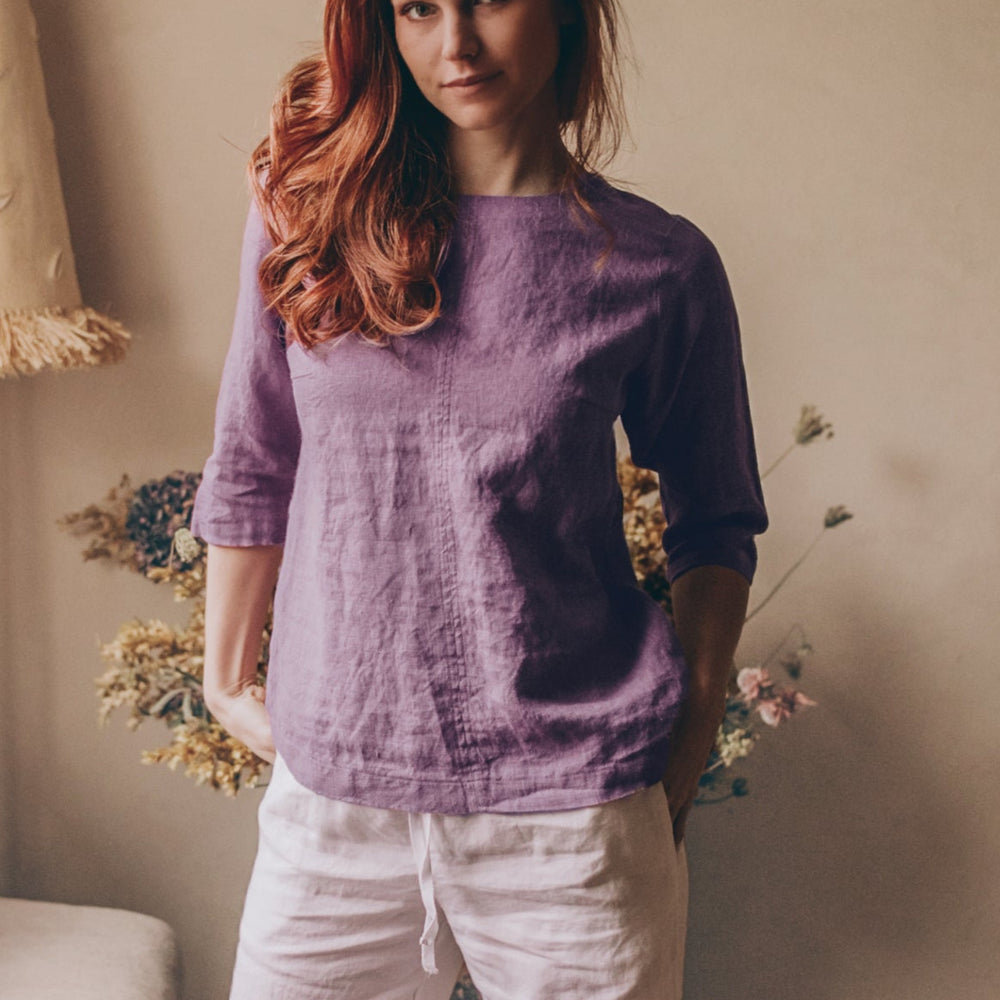 
                      
                        Heavyweight Linen Blouse
                      
                    