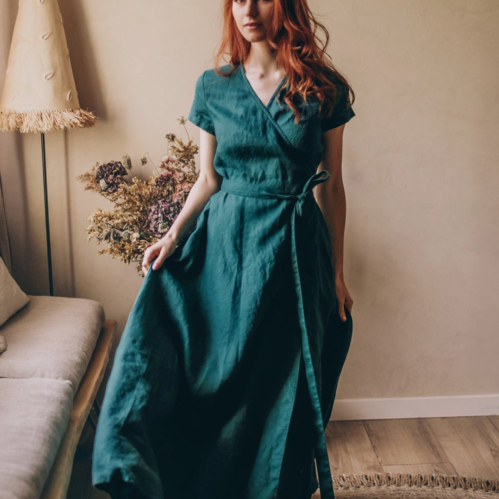 satin maxi dress short sleeve Coast Women's Honoured Petite V Neck Angel Short Sleeve Satin Maxi Bridesmaid Dress in Emerald