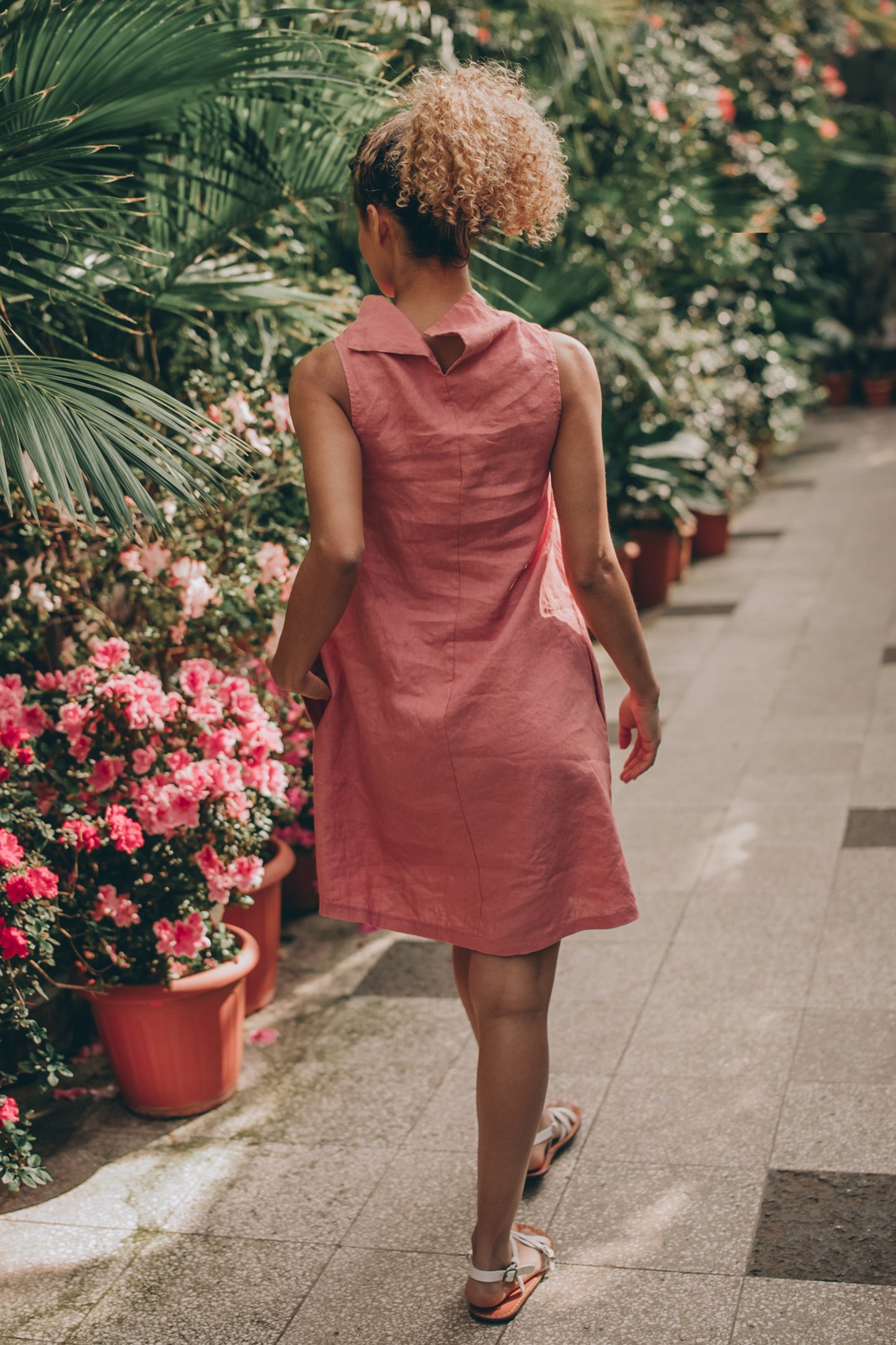 Knee Length Linen Dress with Cowl Neck, Sleeveless Simple Linen Dress with Pockets, Minimalist Dress for Women, Short Linen Dress, Linen Tunic Dress, Knee Length Linen Dress with Cowl Neck, Sleeveless Simple Linen Dress with Pockets, Minimalist Dress for Women, Short Linen Dress, Linen Tunic Dress,