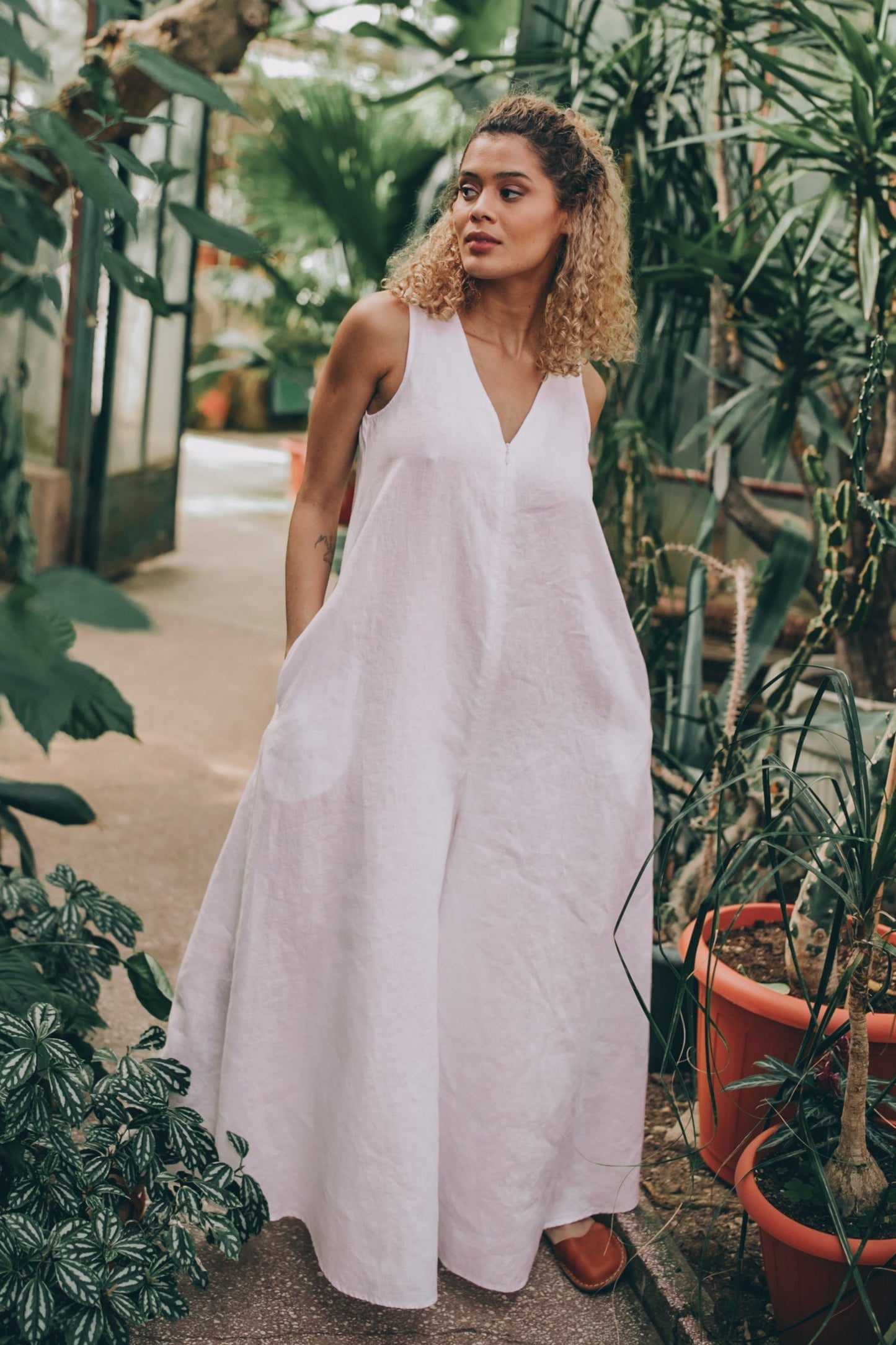 Summer Linen Jumpsuit, Linen Maxi Jumpsuit, White Linen Jumpsuit Dress, Wide Leg Jumpsuit, Summer Linen Clothing Linen Resort Wear, S / Light Blue Summer Linen Jumpsuit, Linen Maxi Jumpsuit, White Linen Jumpsuit Dress, Wide Leg Jumpsuit, Summer Linen Clothing Linen Resort Wear, S / Light Blue