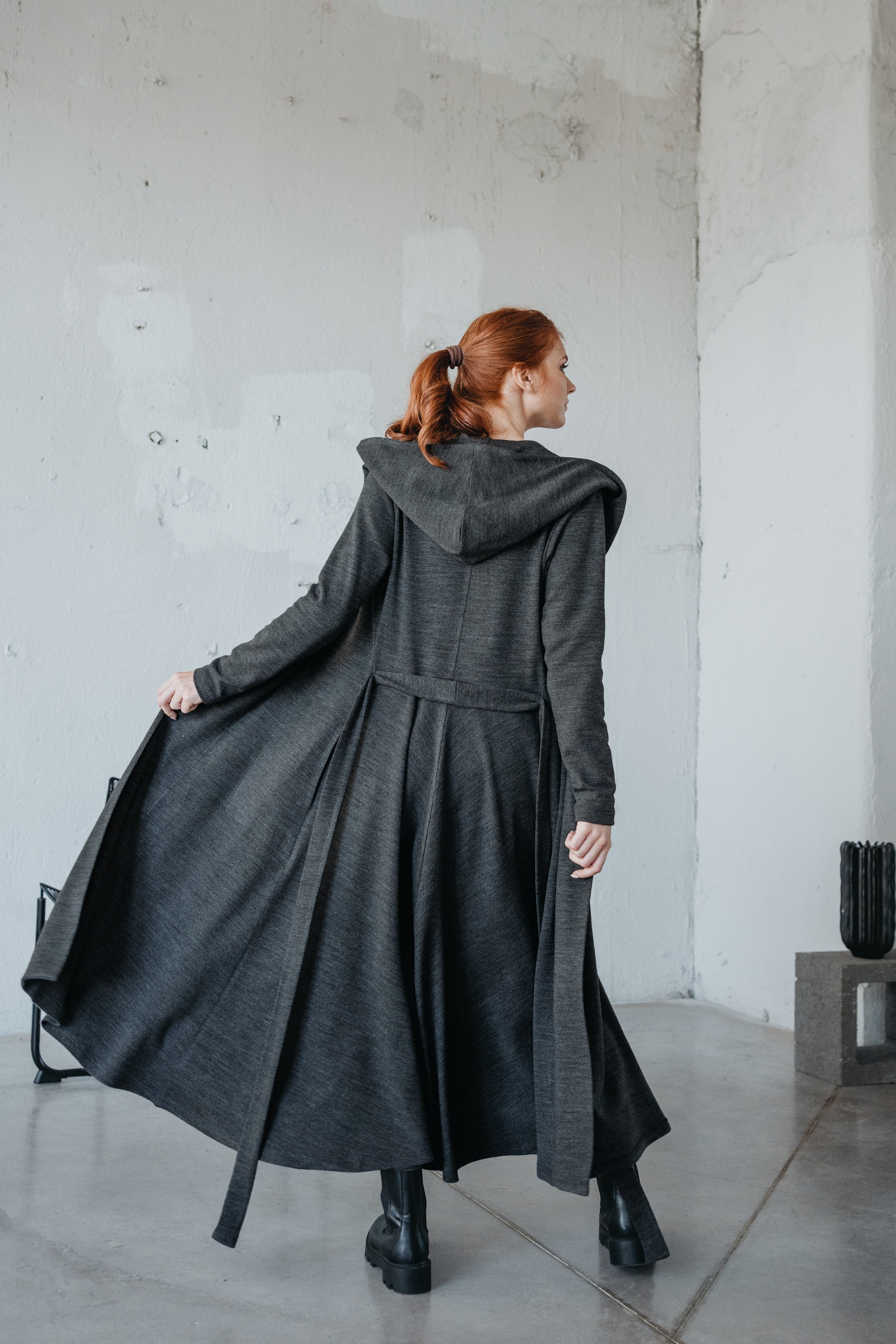 Long Hooded Cardigan – VisibleArtShop