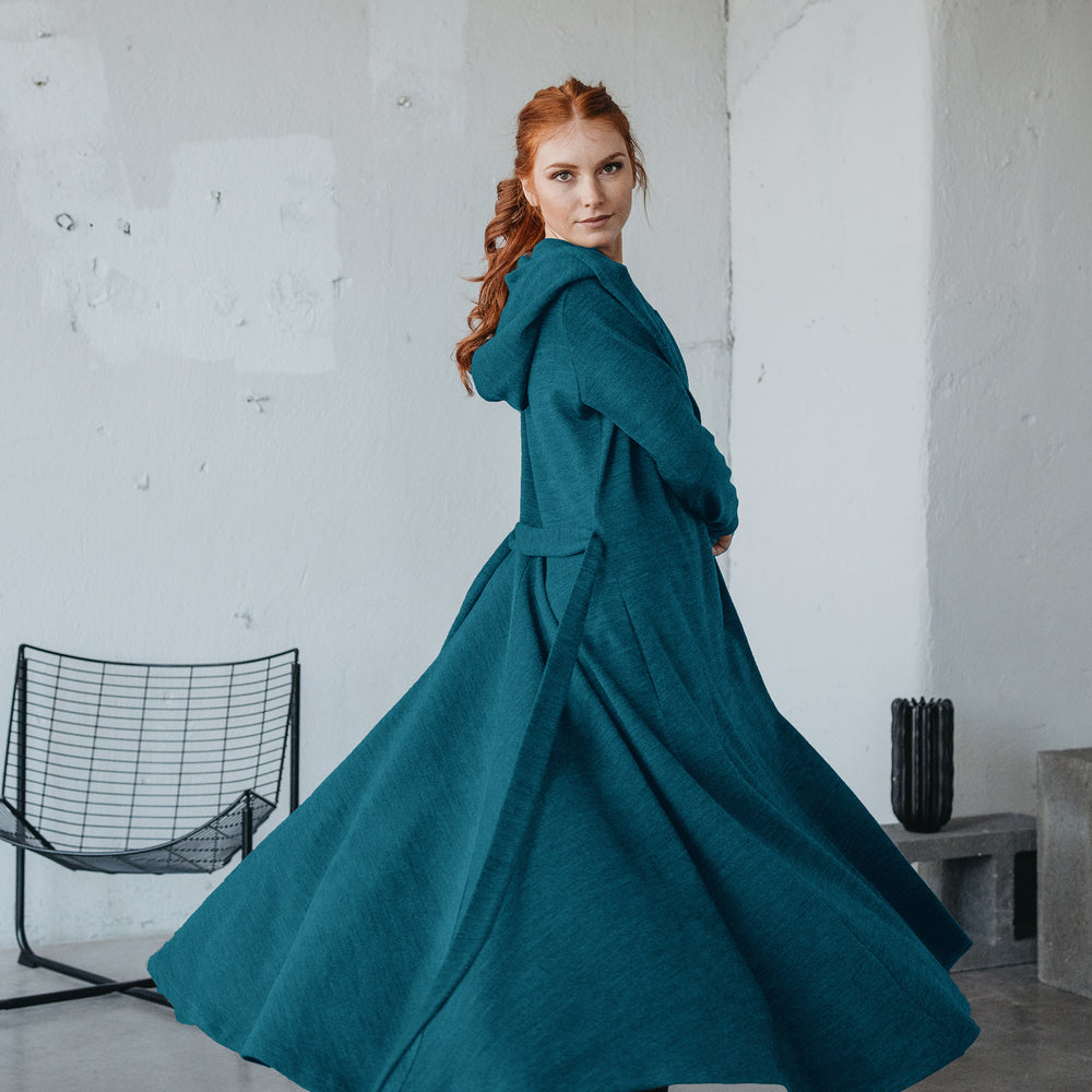 
                      
                        Long Hooded Cardigan, VisibleArtShop
                      
                    