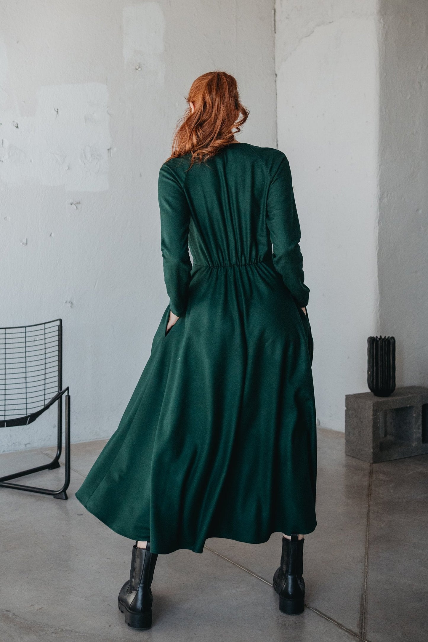 Winter Wool Dress, Wool Wrap Dress, Winter Dress for Women, Plus Size Clothing, Long Sleeve Wool Dress, Formal Fall Dress, Wool Clothing, M / Gray Winter Wool Dress, Wool Wrap Dress, Winter Dress for Women, Plus Size Clothing, Long Sleeve Wool Dress, Formal Fall Dress, Wool Clothing, M / Gray