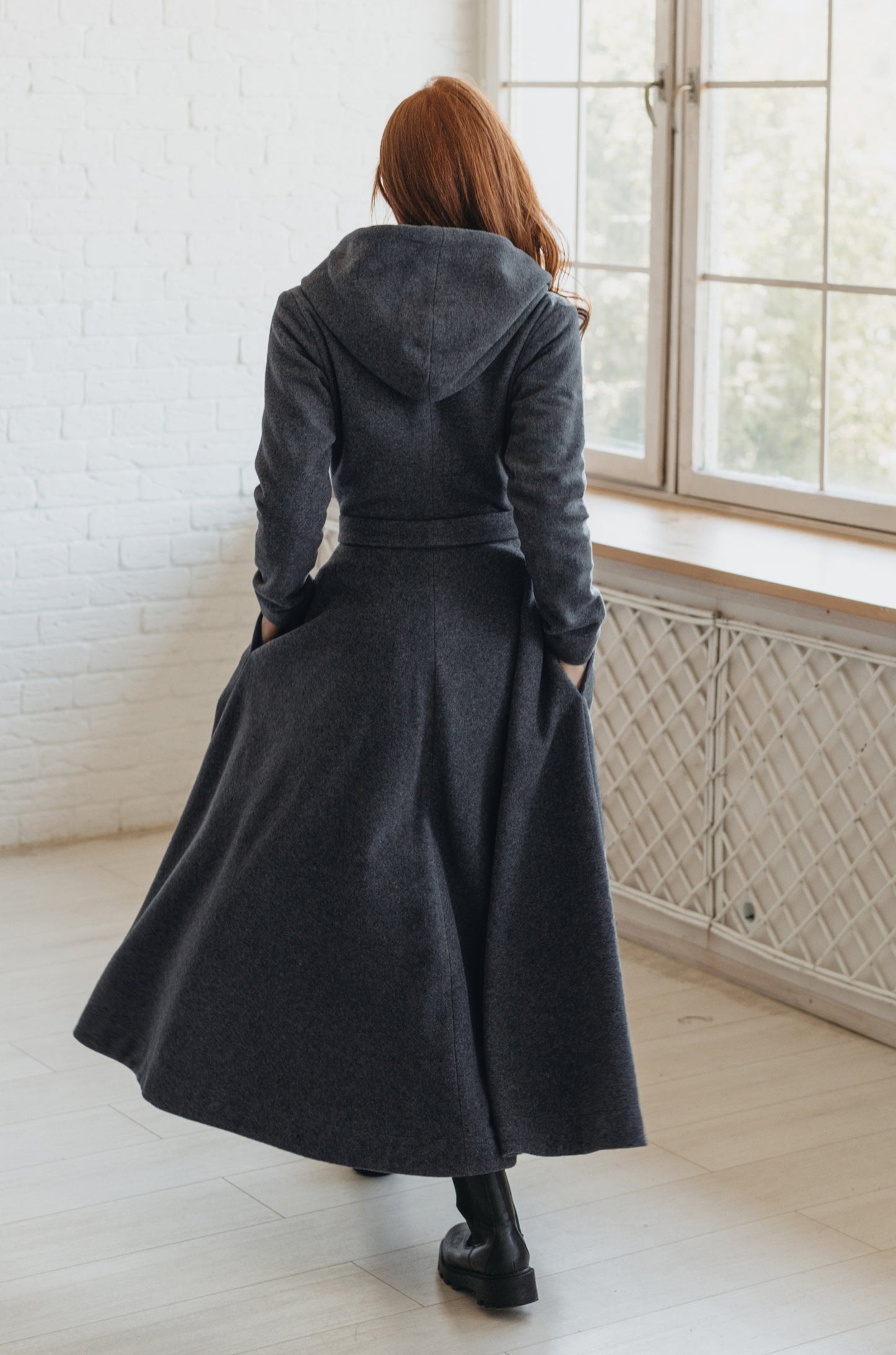 Princess Winter Coat Elegant Cozy Designer Coat for Women