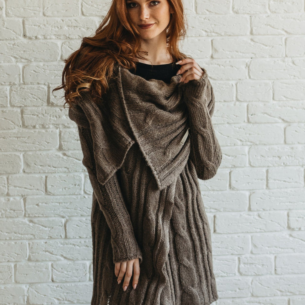 
                      
                        Asymmetrical Knit Cardigan-VisibleArtAhop
                      
                    