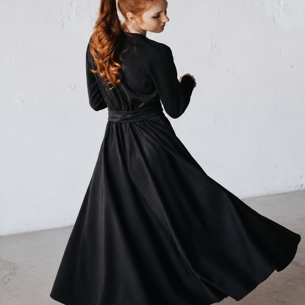 black dress wool Wrap-Top At each shoulder Pick Size:S onlinenetsuitelaunch H&M Off-the-shoulder Dress -