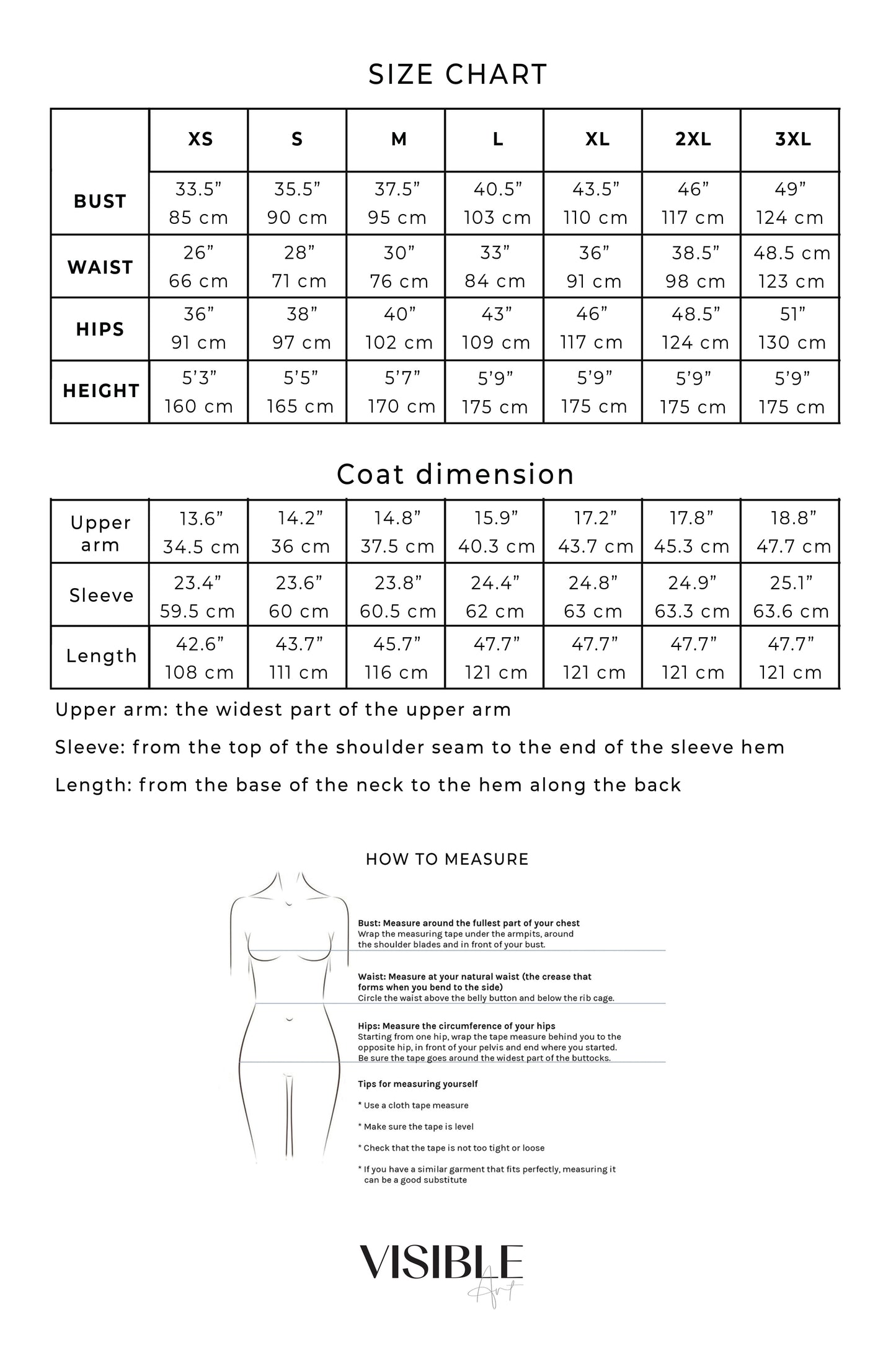 Merino Wool Winter Coat, VisibleArtShop
