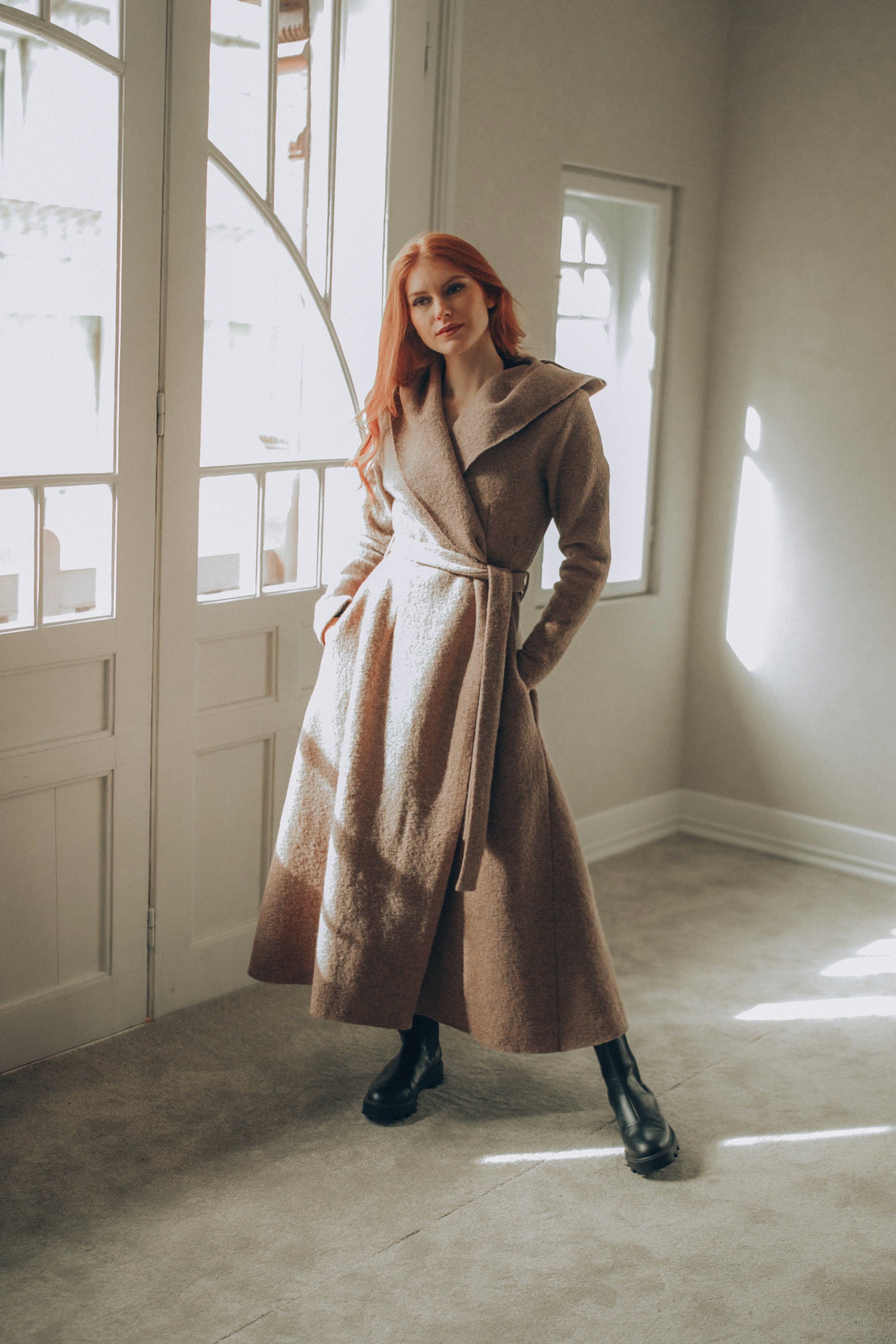 cizatto TWP | Cashmere Italian in Coat Cardigan Morning Sunday Selvedge coat　ロング　ジレ　カーディガン wool 2piece ジャケット・アウター