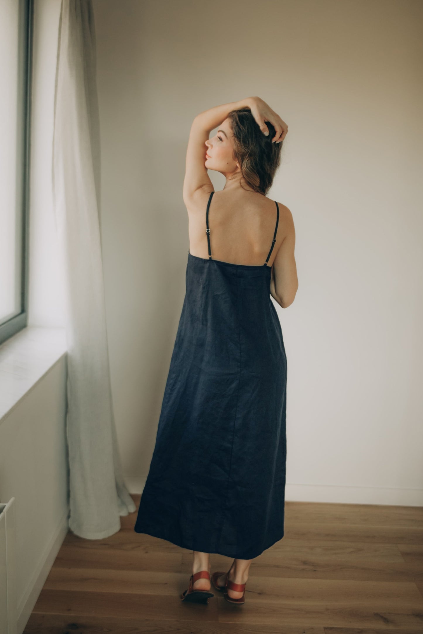 Linen Slip Dress