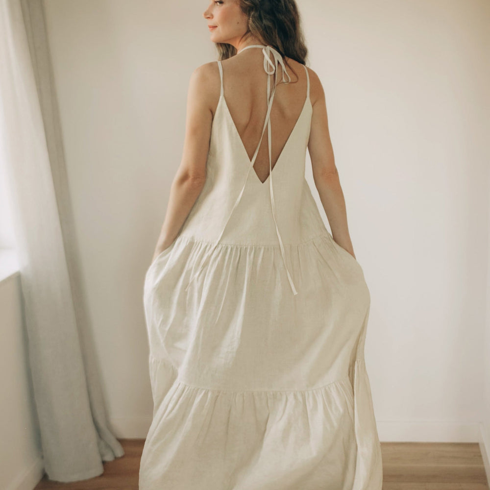 Maxi Linen Dresses  VisibleArtShop