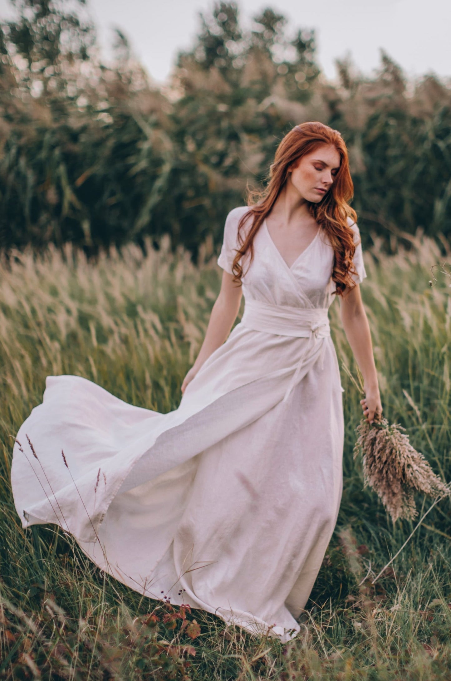 Wrap Linen Dress - Summer Maxi Dress - Romantic Linen Dress - Plus Size Flowy Dress - Boho Linen Maxi Dress - Linen Dress for Women, S / Moroccan Red Wrap Linen Dress - Summer Maxi Dress - Romantic Linen Dress - Plus Size Flowy Dress - Boho Linen Maxi Dress - Linen Dress for Women, S / Moroccan Red