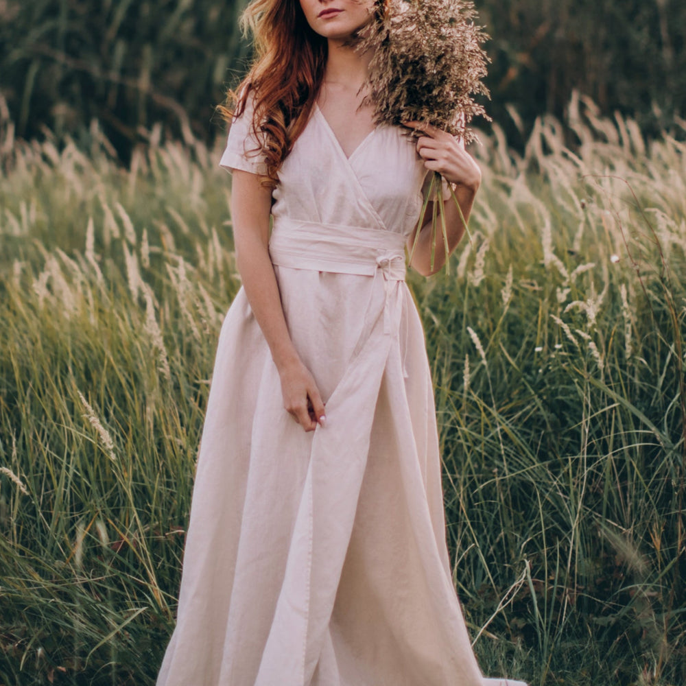 
                      
                        Maxi Linen Gown
                      
                    