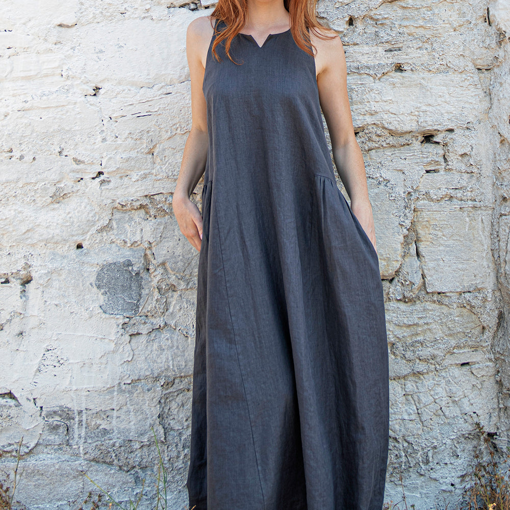 
                      
                        Loose Linen Maxi Dress - VisibleArtShop
                      
                    