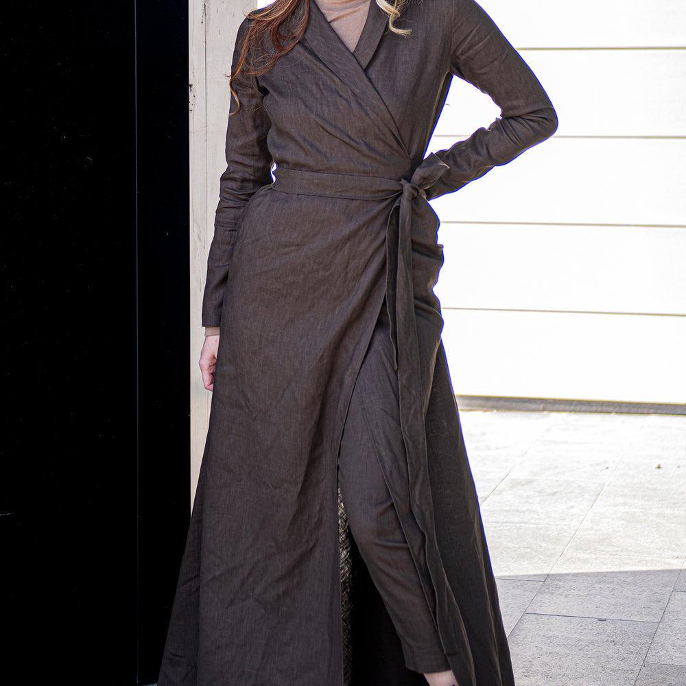 
                      
                        Linen Dress & Pants Set - VisibleArtShop
                      
                    