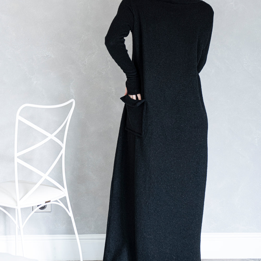 Maxi Sweater Dress with Pockets - Comfortable & Stylish Knit Dress VisibleArtShop Maxi Sweater Dress with Pockets - Comfortable & Stylish Knit Dress VisibleArtShop