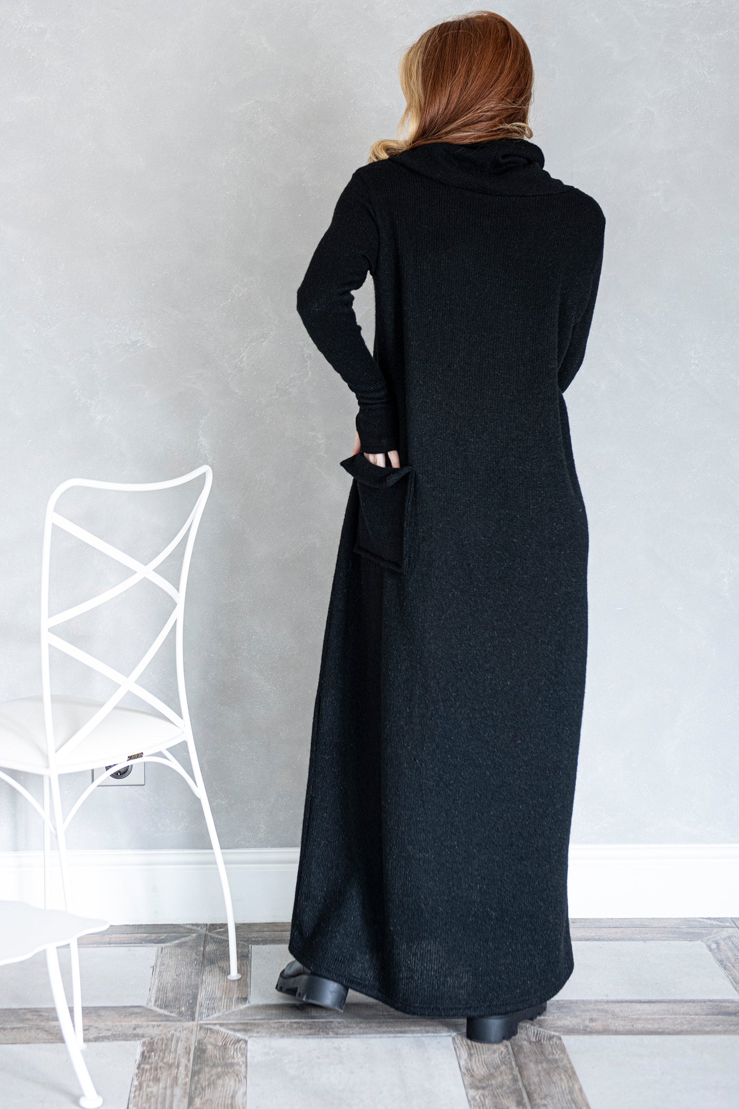 Maxi Sweater Dress with Pockets, Winter Maxi Dress, Long Turtleneck Dress, Knitted Maxi Dress for Women, Plus Size Maxi Dress, L / Black Maxi Sweater Dress with Pockets, Winter Maxi Dress, Long Turtleneck Dress, Knitted Maxi Dress for Women, Plus Size Maxi Dress, L / Black