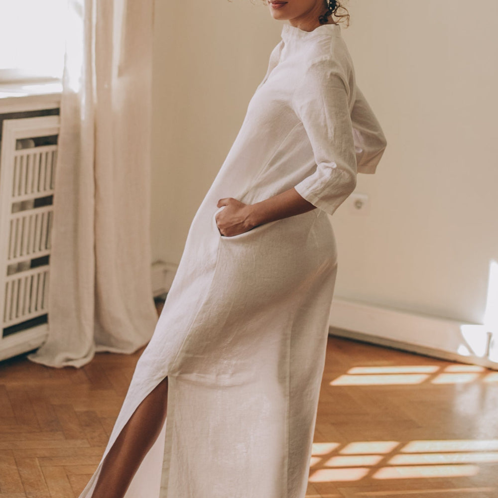 
                      
                        Linen Kaftan Dress, VisibleArtShop
                      
                    