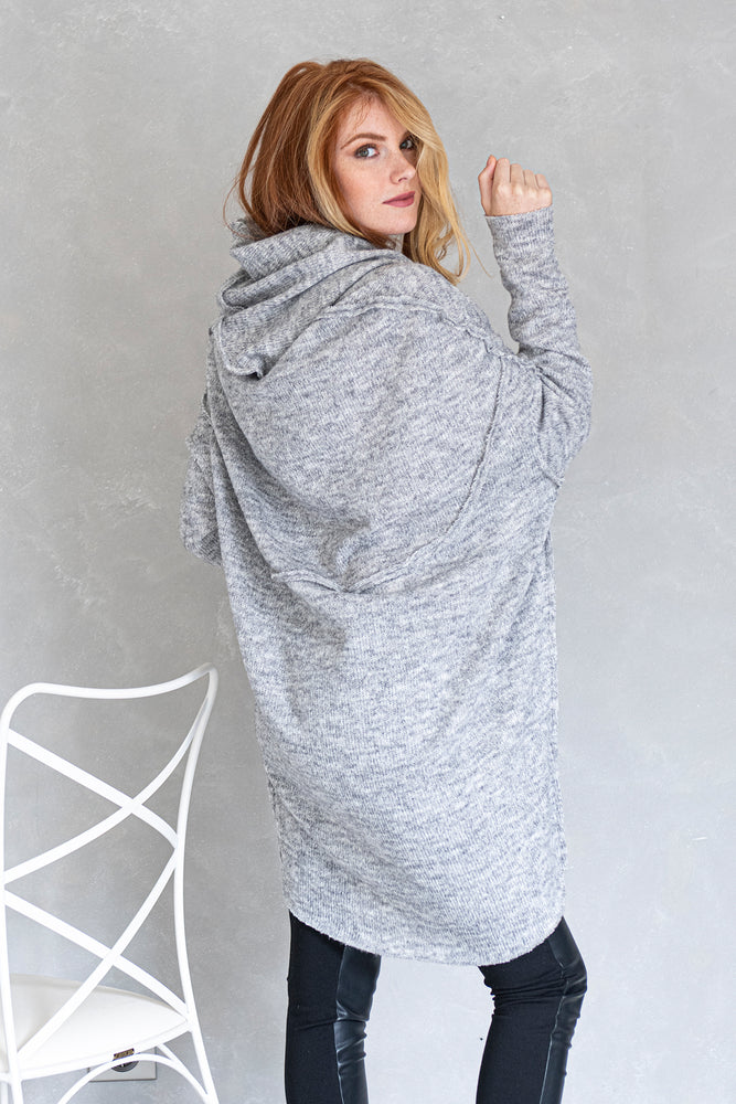 Hooded Draped Tunic - VisibleArtShop