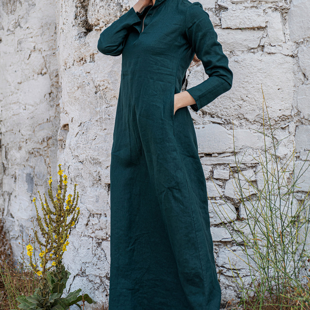 
                      
                        Maxi Linen Shirt Dress, VisibleArtShop
                      
                    
