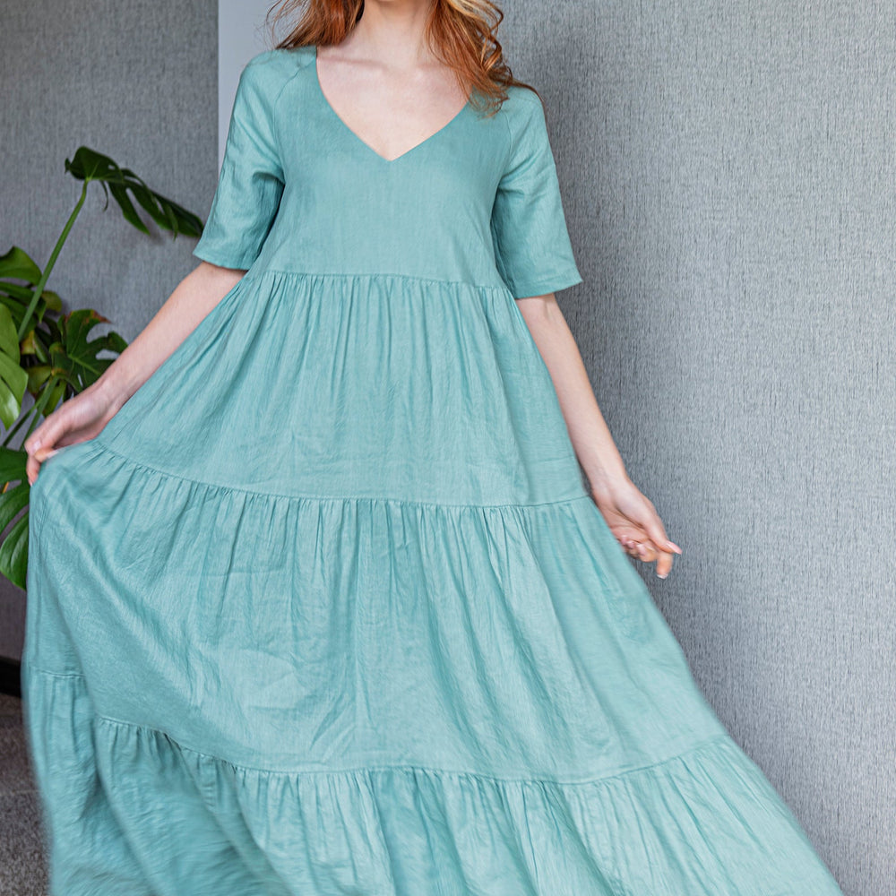 
                      
                        Bohemian Linen Summer Dress, VisibleArtShop
                      
                    