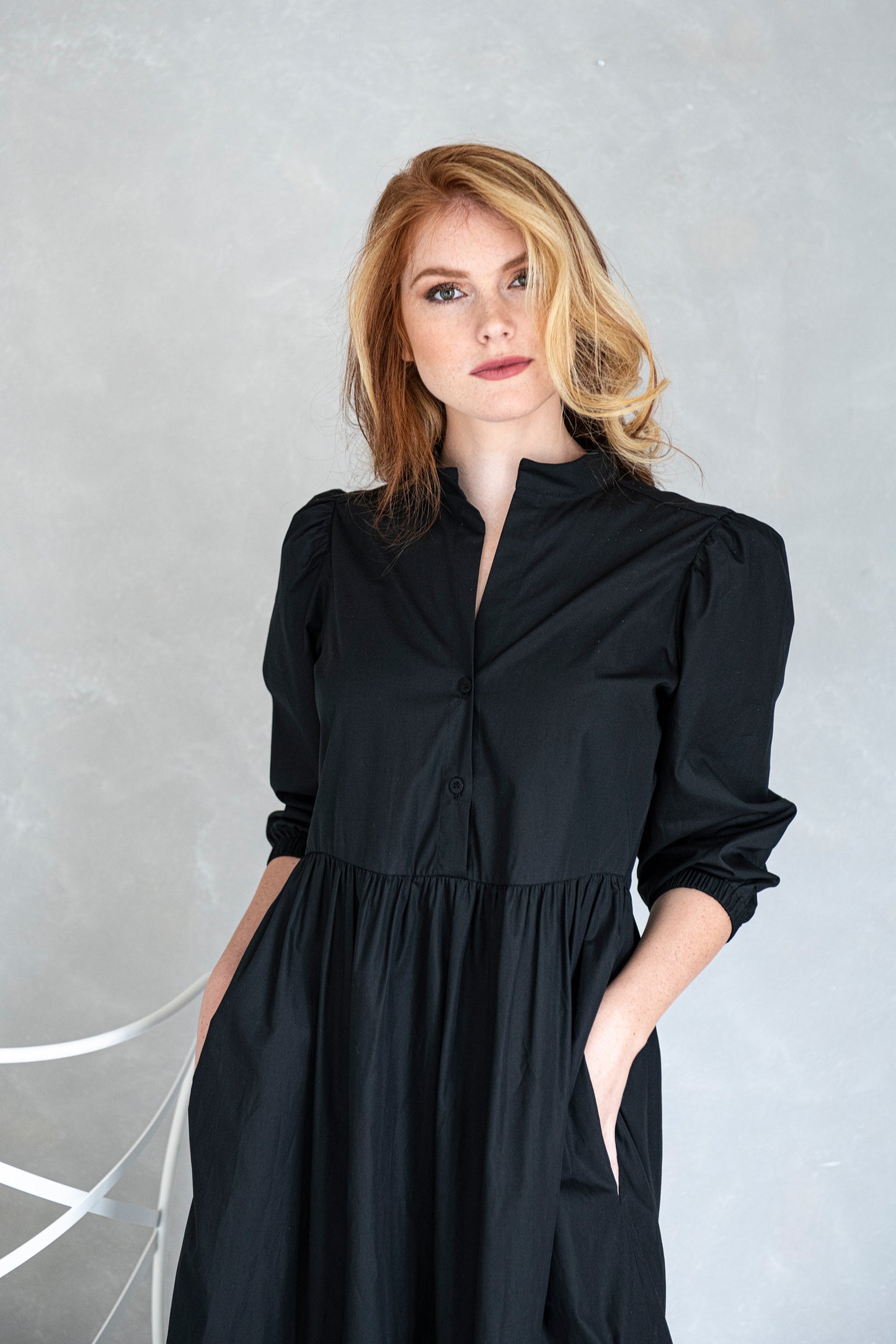 Black Tiered Belted Maxi Dress M / Black Black Tiered Belted Maxi Dress M / Black