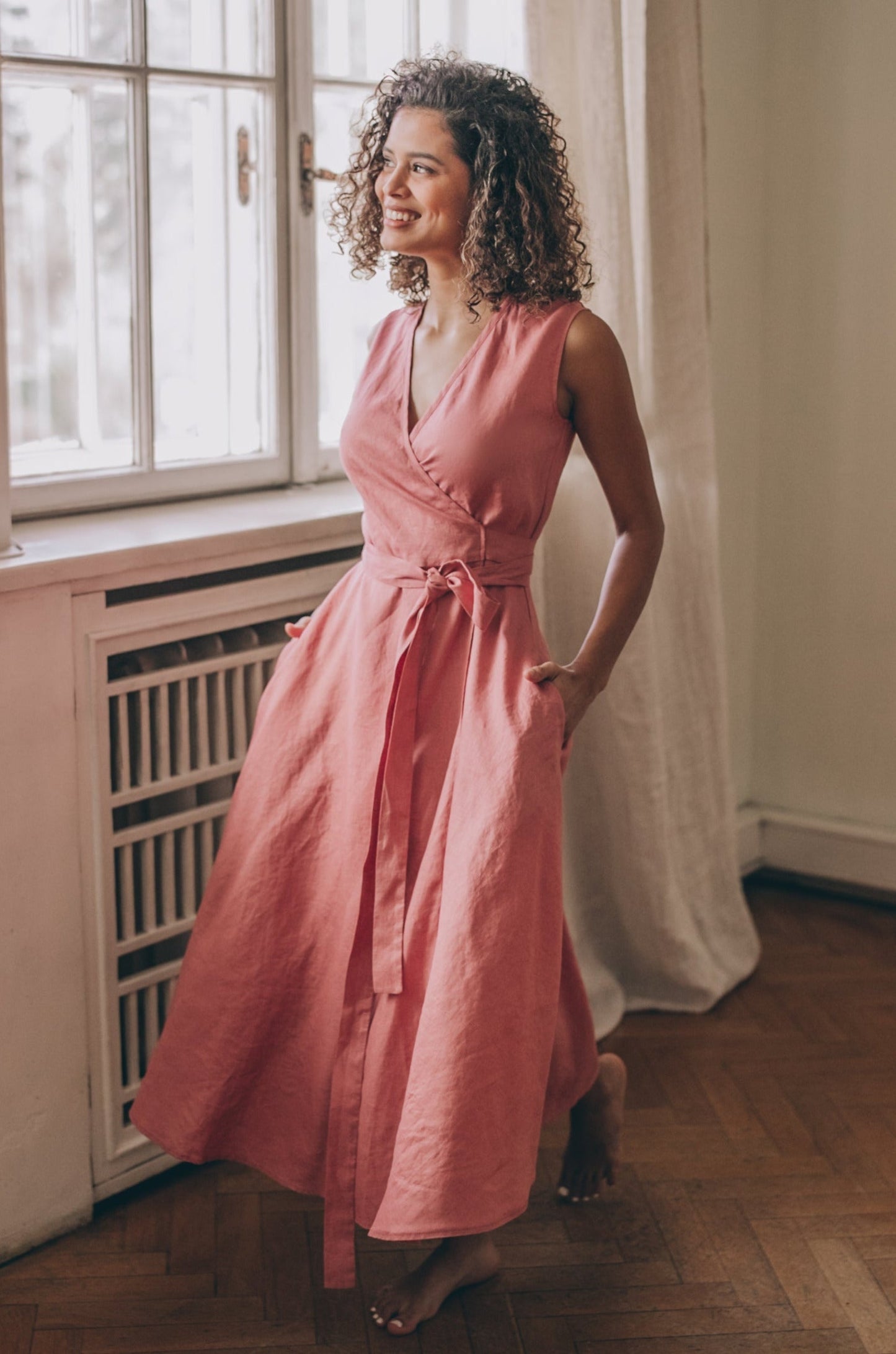 Short and Midi Linen Dresses VisibleArtShop Short and Midi Linen Dresses VisibleArtShop