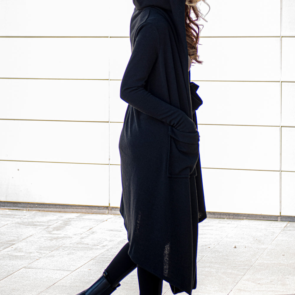 
                      
                        Cardigan Coat with Shawl Hood, VisibleArtShop
                      
                    