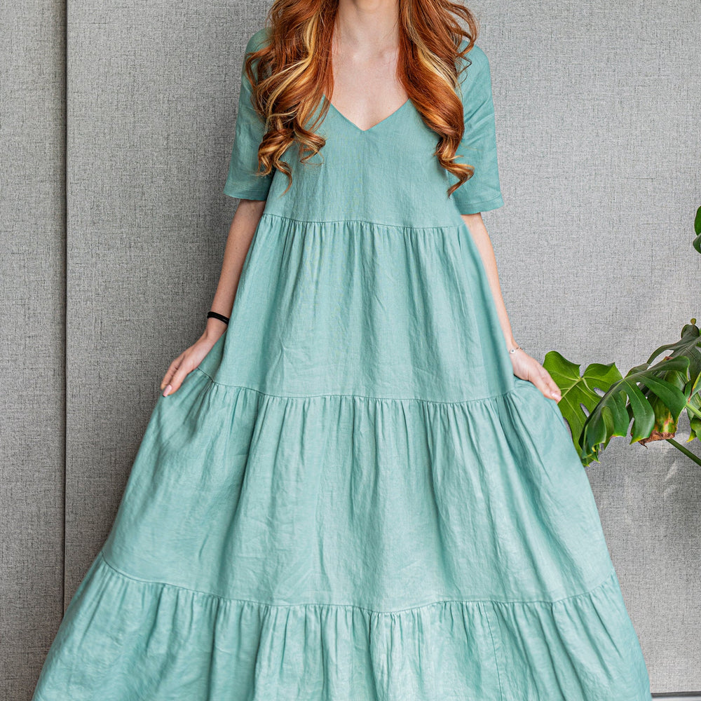 
                      
                        Bohemian Linen Summer Dress, VisibleArtShop
                      
                    