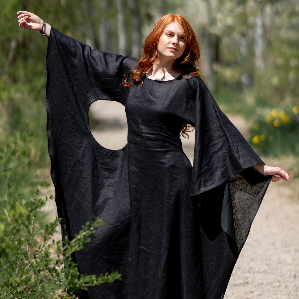 Long Linen Batwing Dress, Black Linen Dress, Linen Maxi Dress, Kimono Dress, Linen Dress, Black Maxi Dress, Linen Clothing, M / Moroccan Red Long Linen Batwing Dress, Black Linen Dress, Linen Maxi Dress, Kimono Dress, Linen Dress, Black Maxi Dress, Linen Clothing, M / Moroccan Red
