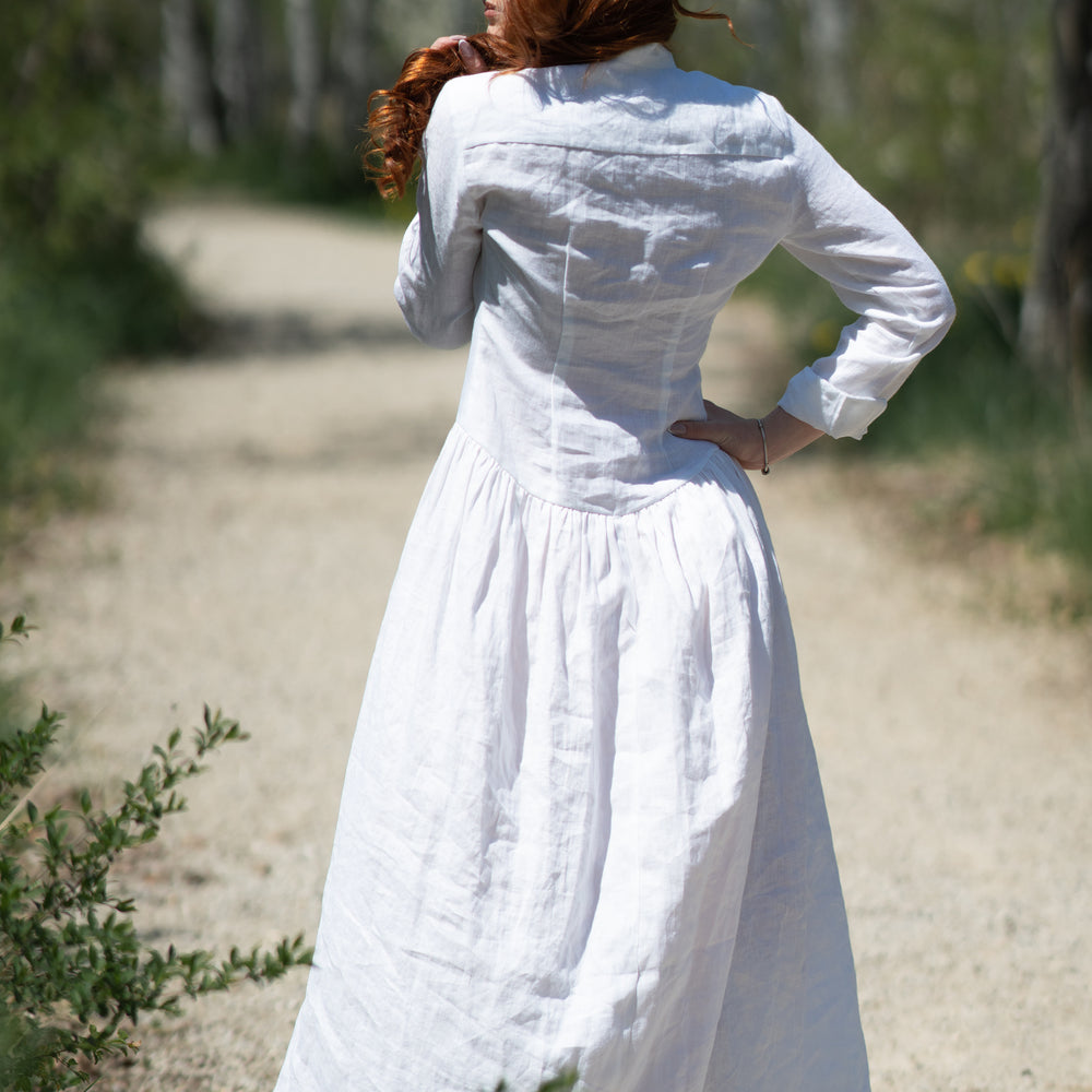 
                      
                        Button Down Linen Dress, VisibleArtShop
                      
                    