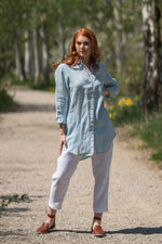 Loose Linen Shirt - VisibleArtShop