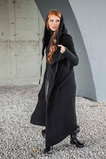 Long Knitted Coat - VisibleArtShop