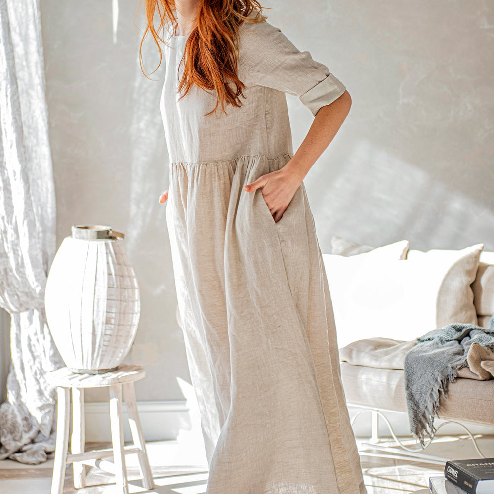
                      
                        Romantic Linen Summer Dress, VisibleArtShop
                      
                    