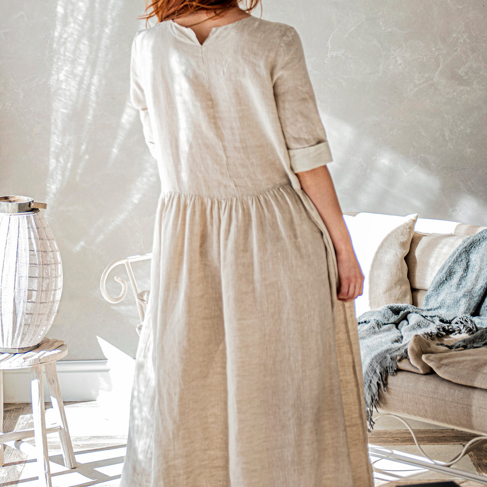 
                      
                        Linen Smock Dress, VisibleArtShop
                      
                    